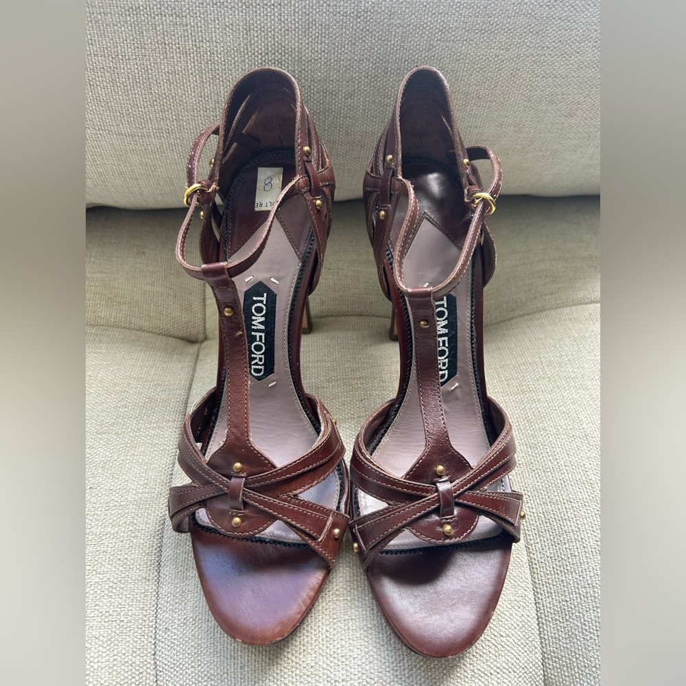 Tom Ford Women's Brown Leather Heels